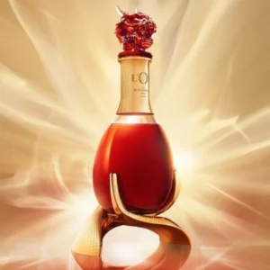 Cognac Martell Gold Dragon Decanter